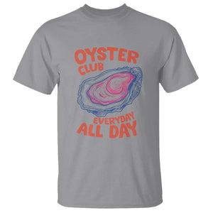 Oyster Club T Shirt Retro Summer Beach Vacation Gift TS14 Sport Gray Print Your Wear