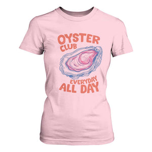 Oyster Club T Shirt For Women Retro Summer Beach Vacation Gift TS14 Light Pink Print Your Wear