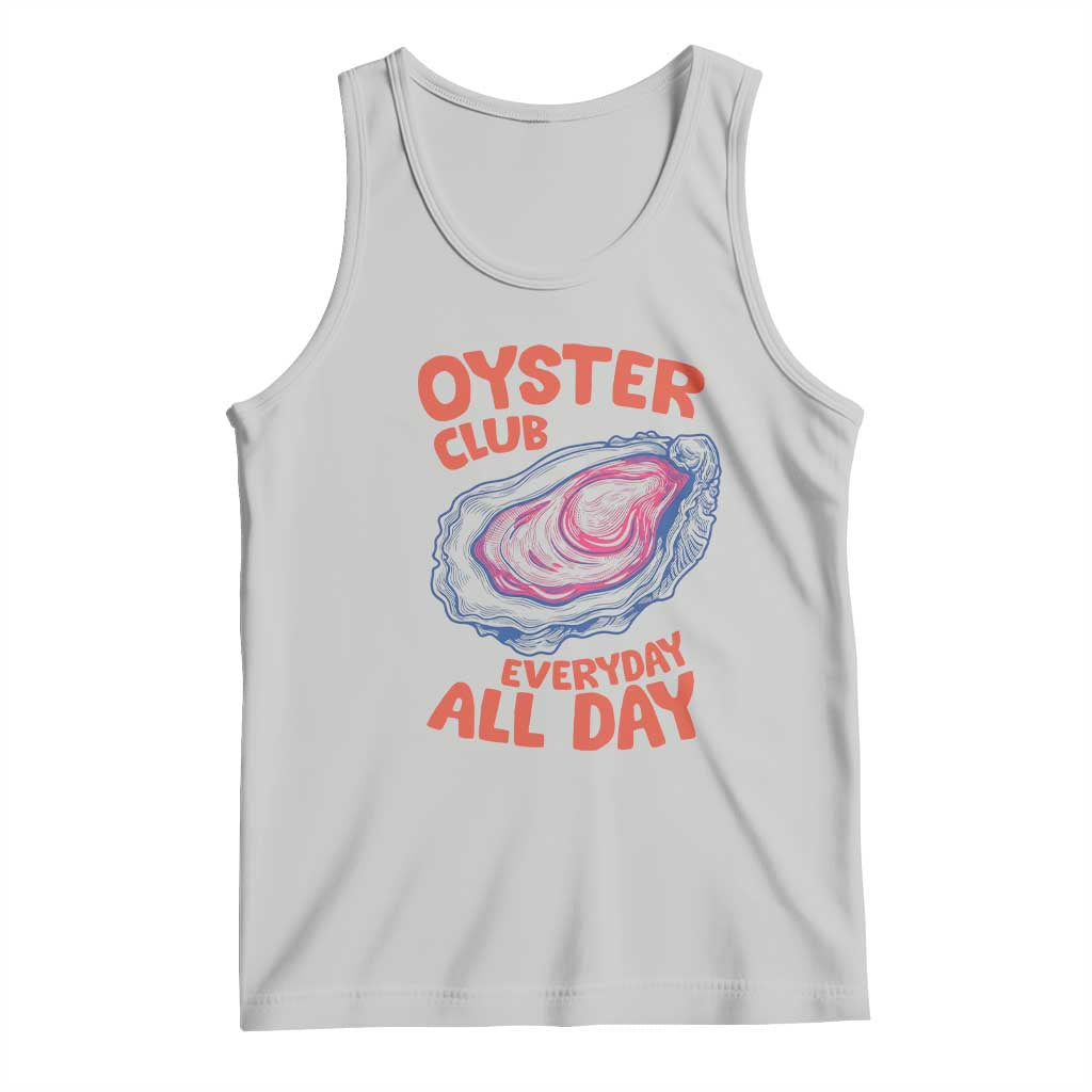 Oyster Club Tank Top Retro Summer Beach Vacation Gift TS14 Ash Print Your Wear