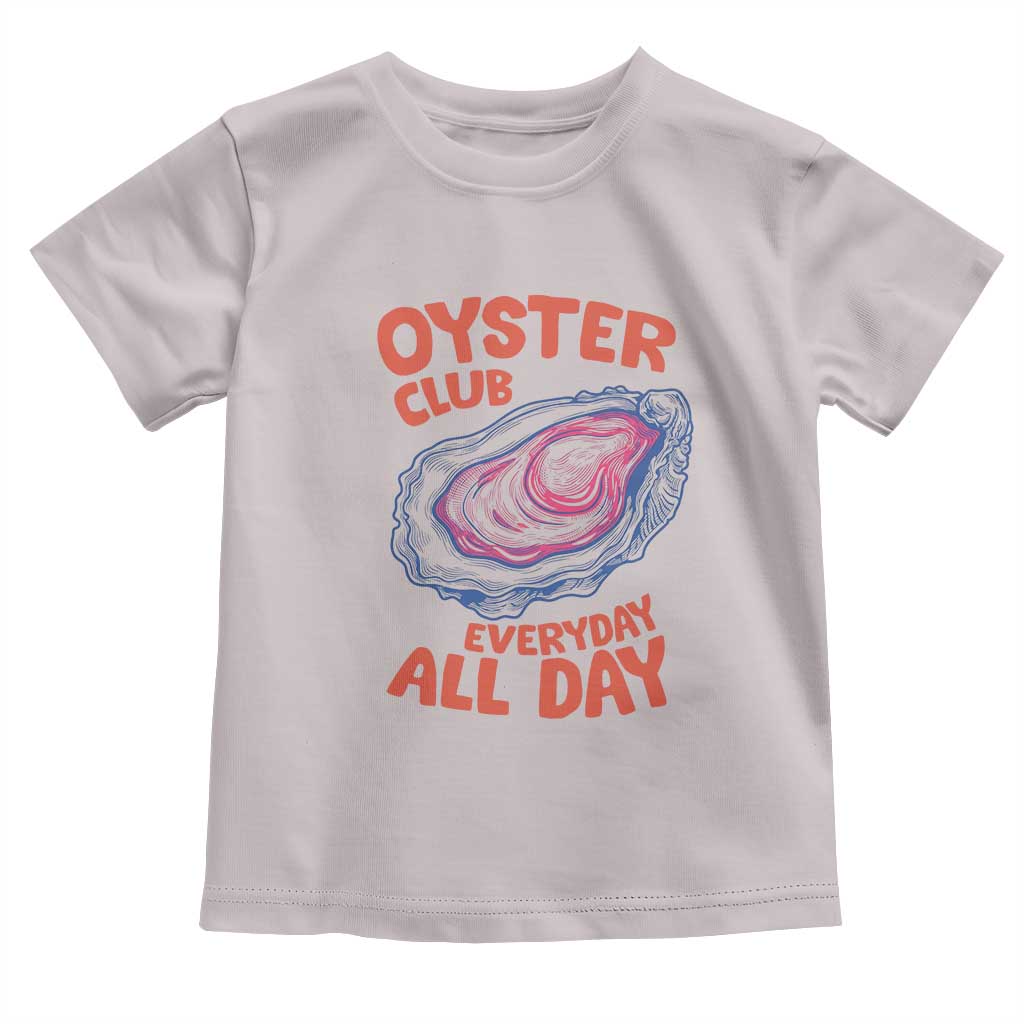 Oyster Club Toddler T Shirt Retro Summer Beach Vacation Gift TS14 Ice Gray Print Your Wear