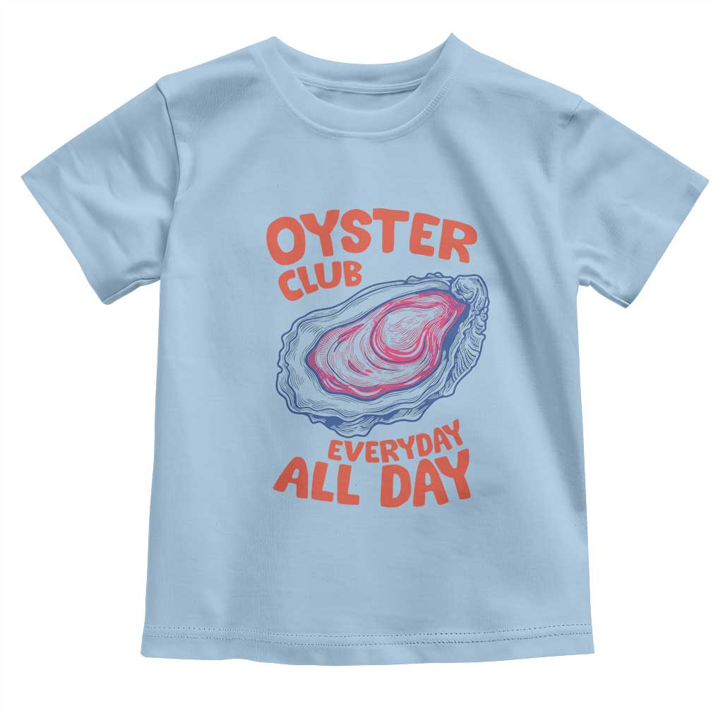 Oyster Club Toddler T Shirt Retro Summer Beach Vacation Gift TS14 Light Blue Print Your Wear
