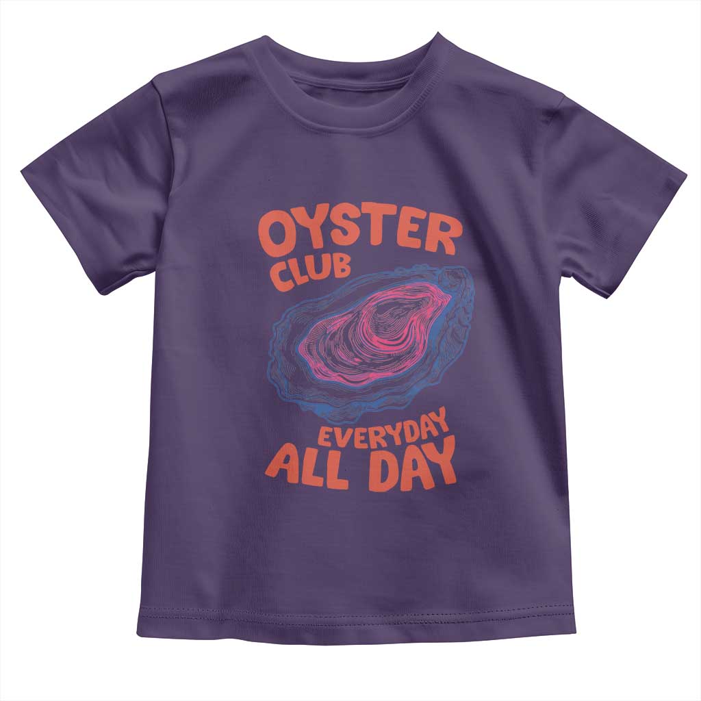 Oyster Club Toddler T Shirt Retro Summer Beach Vacation Gift TS14 Purple Print Your Wear