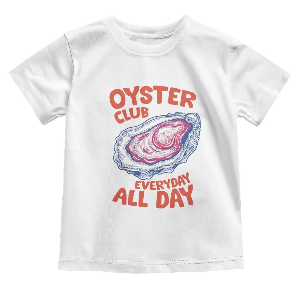 Oyster Club Toddler T Shirt Retro Summer Beach Vacation Gift TS14 White Print Your Wear