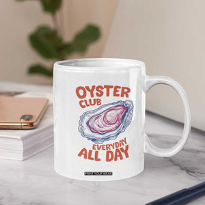 Oyster Club Coffee Mug Retro Summer Beach Vacation Gift TS14 Print Your Wear