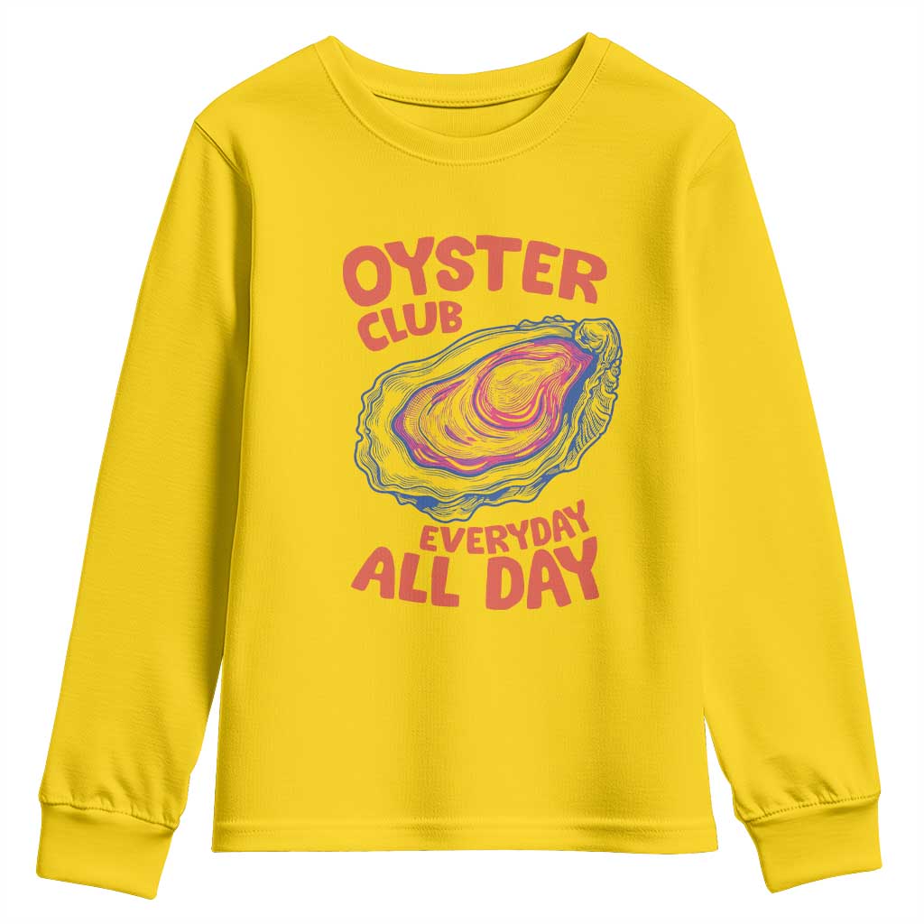 Oyster Club Youth Sweatshirt Retro Summer Beach Vacation Gift TS14 Daisy Print Your Wear