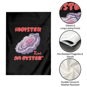 Moister Than An Oyster Garden Flag Funny Inappropriate Adult Humor TS14 Print Your Wear