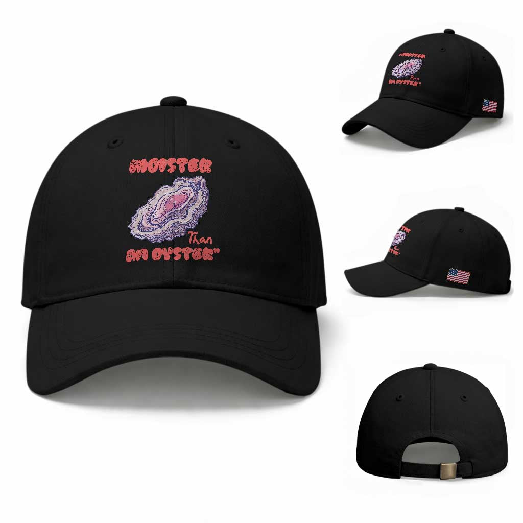 Moister Than An Oyster Baseball Cap Funny Inappropriate Adult Humor TS14 Baseball Cap Universal Fit Black Print Your Wear