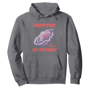 Moister Than An Oyster Hoodie Funny Inappropriate Adult Humor TS14 Charcoal Print Your Wear