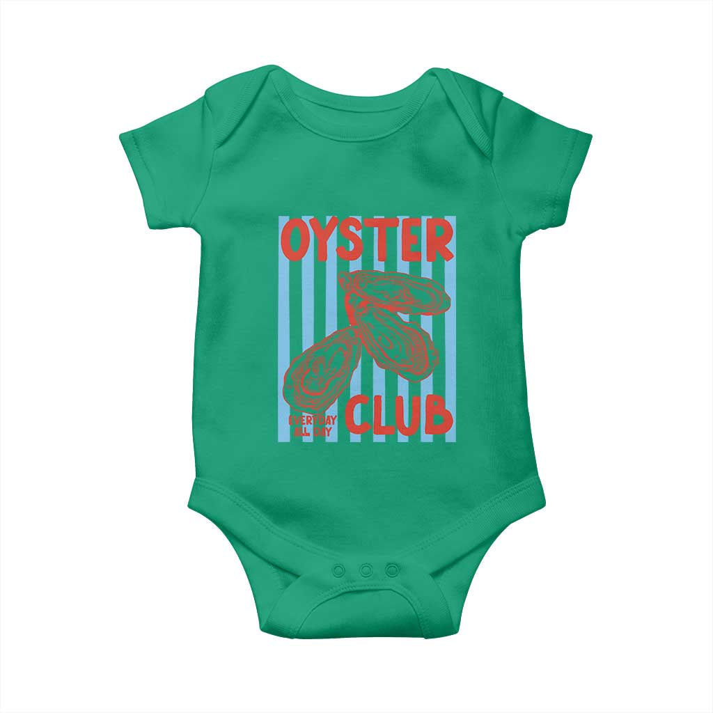 Oyster Club Baby Onesie Coastal Girls Trip Beach Vacation Gift TS14 Irish Green Print Your Wear