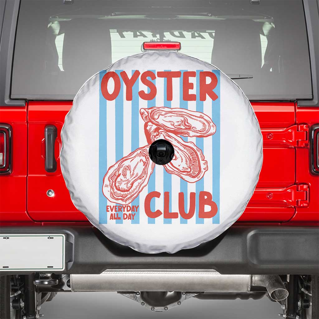 Oyster Club Spare Tire Cover Coastal Girls Trip Beach Vacation Gift TS14 White Print Your Wear