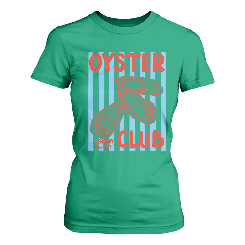 Oyster Club T Shirt For Women Coastal Girls Trip Beach Vacation Gift TS14 Irish Green Print Your Wear