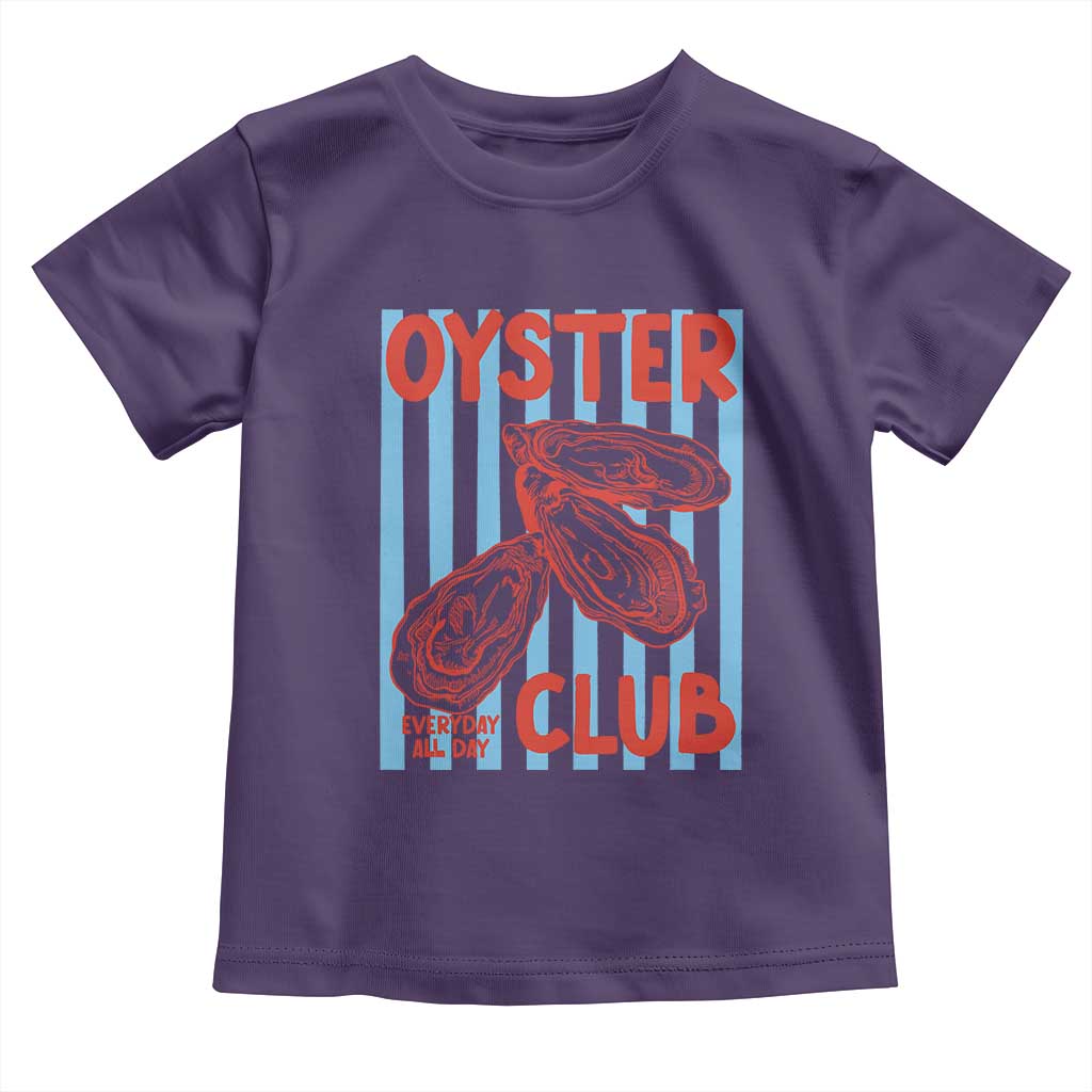 Oyster Club Toddler T Shirt Coastal Girls Trip Beach Vacation Gift TS14 Purple Print Your Wear