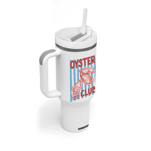 Oyster Club Tumbler With Handle Coastal Girls Trip Beach Vacation Gift TS14 Print Your Wear