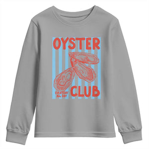 Oyster Club Youth Sweatshirt Coastal Girls Trip Beach Vacation Gift TS14 Sport Gray Print Your Wear