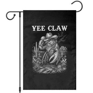 Yee Claw Lobster Garden Flag Funny Crawfish Western Meme TS14 Black Print Your Wear