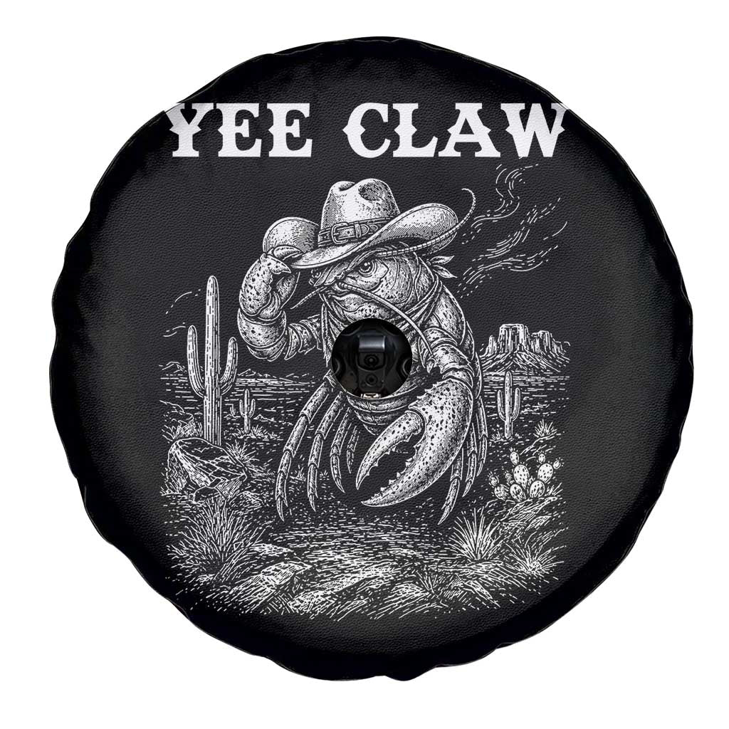 Yee Claw Lobster Spare Tire Cover Funny Crawfish Western Meme TS14 Print Your Wear