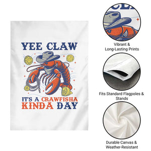 Yee Claw Lobster Garden Flag It's a Crawfish Kinda Day Summer Beach Vaction Gift TS14 Print Your Wear