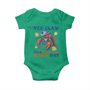 Yee Claw Lobster Baby Onesie It's a Crawfish Kinda Day Summer Beach Vaction Gift TS14 Irish Green Print Your Wear