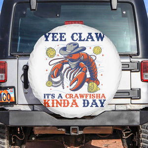 Yee Claw Lobster Spare Tire Cover It's a Crawfish Kinda Day Summer Beach Vaction Gift TS14 No hole White Print Your Wear