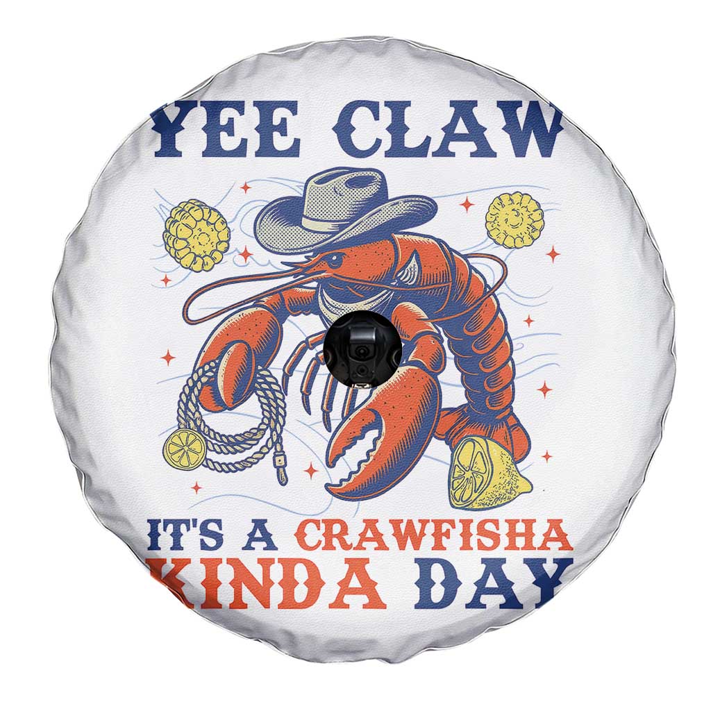 Yee Claw Lobster Spare Tire Cover It's a Crawfish Kinda Day Summer Beach Vaction Gift TS14 Print Your Wear
