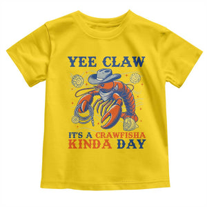 Yee Claw Lobster Toddler T Shirt It's a Crawfish Kinda Day Summer Beach Vaction Gift TS14 Daisy Print Your Wear