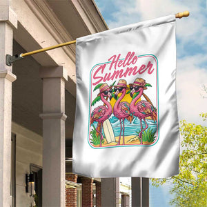Summer Flamingo Pink Garden Flag Tropical Palm Tree Beach Vacation TS14 Print Your Wear