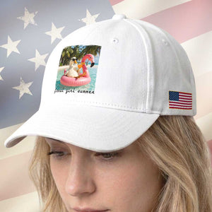 Feral Girl Summer Baseball Cap Silly Goose Summer Beach Meme TS14 Print Your Wear