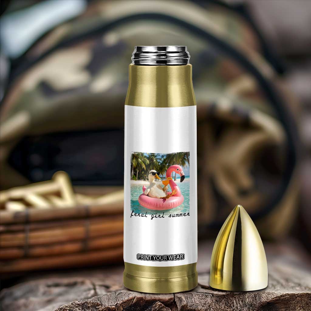 Feral Girl Summer Bullet Tumbler Silly Goose Summer Beach Meme TS14 Print Your Wear