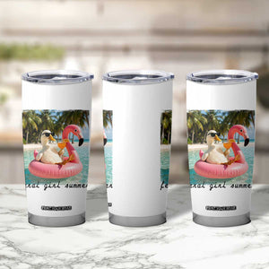 Feral Girl Summer Tumbler Cup Silly Goose Summer Beach Meme TS14 Print Your Wear
