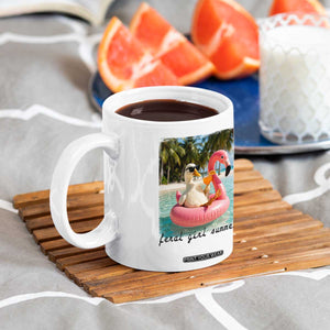 Feral Girl Summer Coffee Mug Silly Goose Summer Beach Meme TS14 Print Your Wear