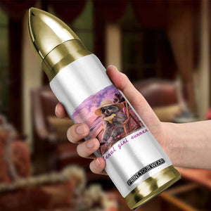 Feral Girl Summer Bullet Tumbler Funny Raccoon Summer Beach Meme TS14 Print Your Wear