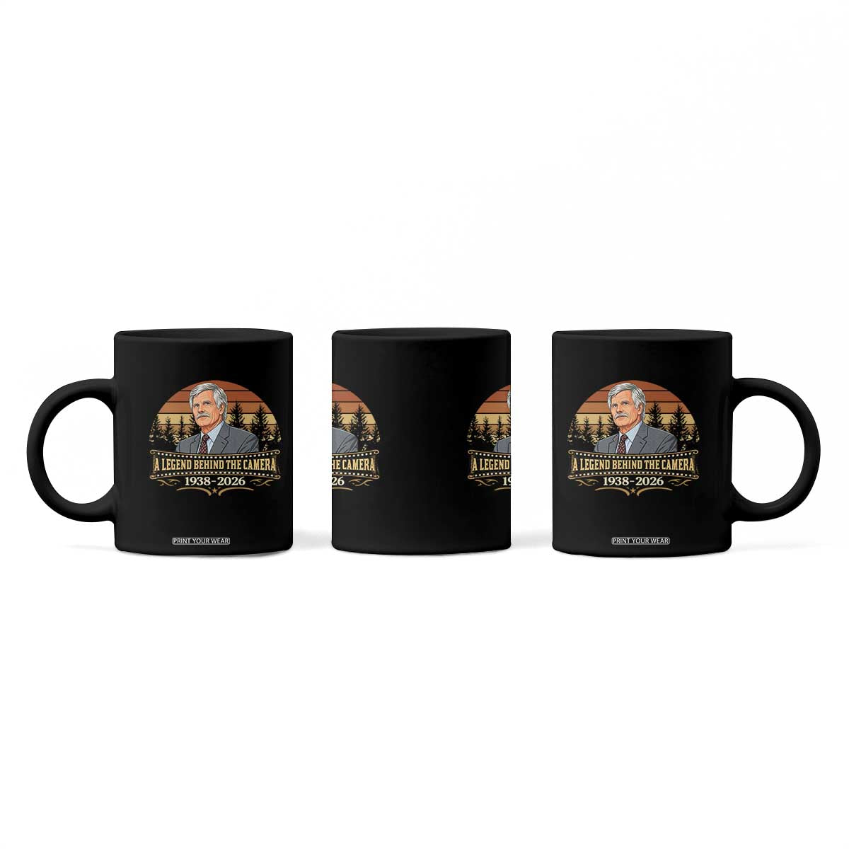 Media Mogul Turner Memorial Coffee Mug A Legend Behind The Camera TS14 Print Your Wear