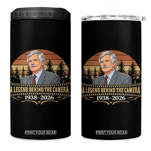 Media Mogul Turner Memorial 4 in 1 Can Cooler Tumbler A Legend Behind The Camera TS14 One Size: 16 oz Black Print Your Wear