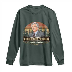 Media Mogul Turner Memorial Long Sleeve Shirt A Legend Behind The Camera TS14 Dark Forest Green Print Your Wear