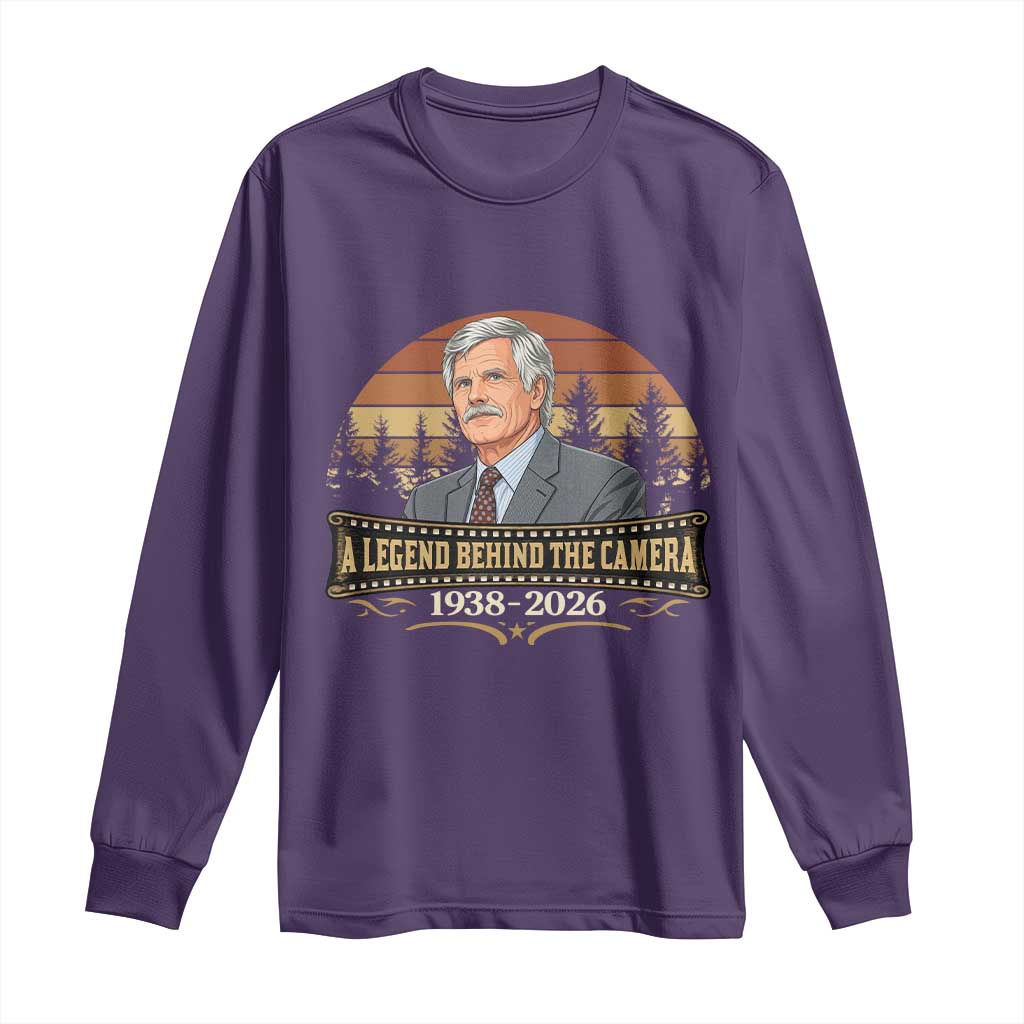Media Mogul Turner Memorial Long Sleeve Shirt A Legend Behind The Camera TS14 Purple Print Your Wear