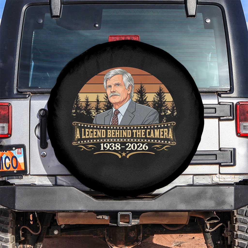 Media Mogul Turner Memorial Spare Tire Cover A Legend Behind The Camera TS14 No hole Black Print Your Wear