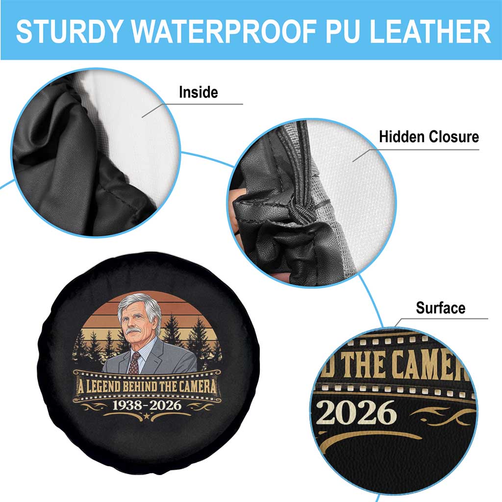 Media Mogul Turner Memorial Spare Tire Cover A Legend Behind The Camera TS14 Print Your Wear