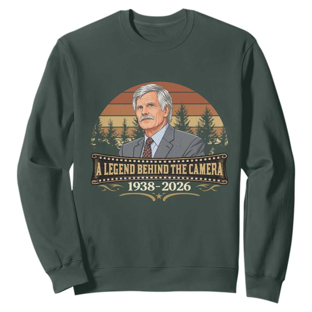 Media Mogul Turner Memorial Sweatshirt A Legend Behind The Camera TS14 Dark Forest Green Print Your Wear