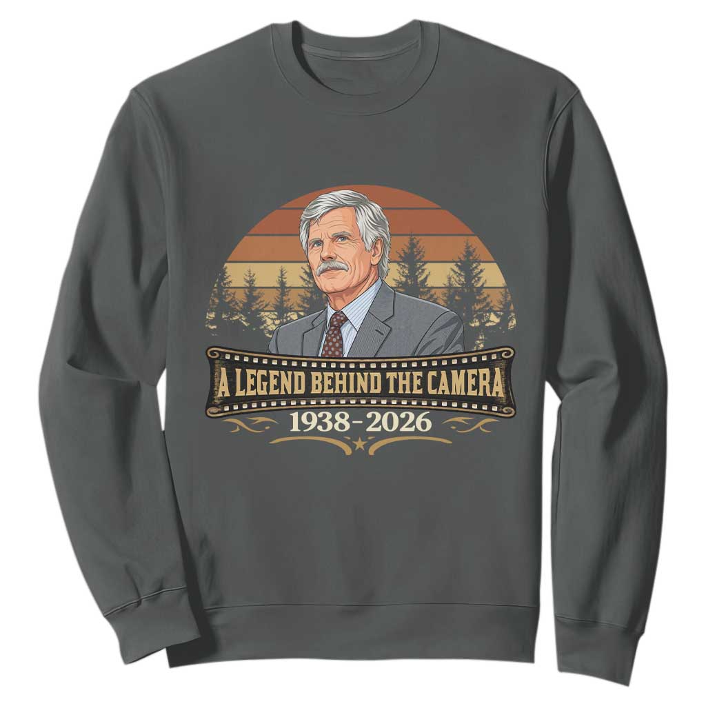 Media Mogul Turner Memorial Sweatshirt A Legend Behind The Camera TS14 Dark Heather Print Your Wear