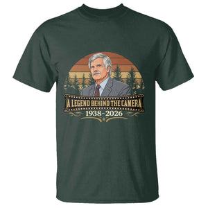 Media Mogul Turner Memorial T Shirt A Legend Behind The Camera TS14 Dark Forest Green Print Your Wear