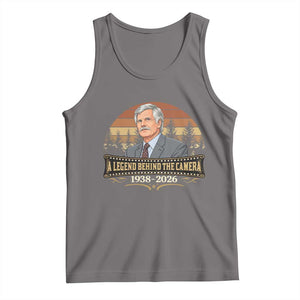 Media Mogul Turner Memorial Tank Top A Legend Behind The Camera TS14 Deep Heather Print Your Wear