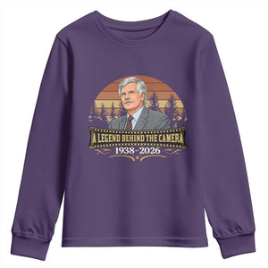 Media Mogul Turner Memorial Youth Sweatshirt A Legend Behind The Camera TS14 Purple Print Your Wear