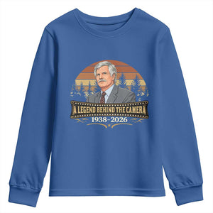 Media Mogul Turner Memorial Youth Sweatshirt A Legend Behind The Camera TS14 Royal Blue Print Your Wear