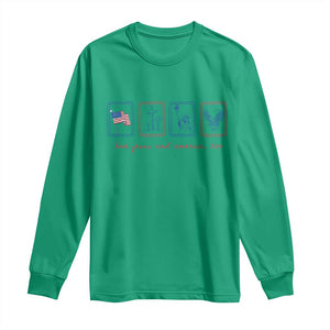 Loves Jesus and America Too Long Sleeve Shirt 4th of July Christian TS14 Irish Green Print Your Wear