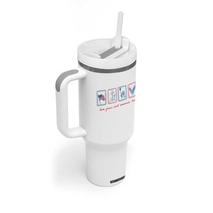Loves Jesus and America Too Tumbler With Handle 4th of July Christian TS14 Print Your Wear