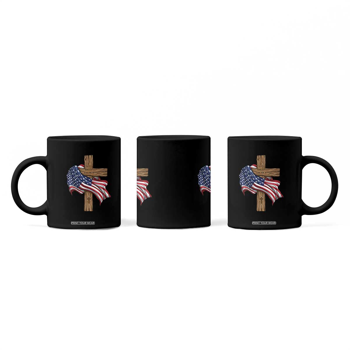 God Bless America 250 Years Coffee Mug 4th of July Christian Jesus TS14 Print Your Wear
