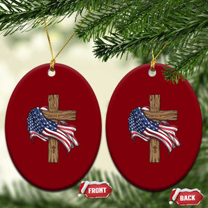 God Bless America 250 Years Ceramic Ornament 4th of July Christian Jesus TS14 Print Your Wear