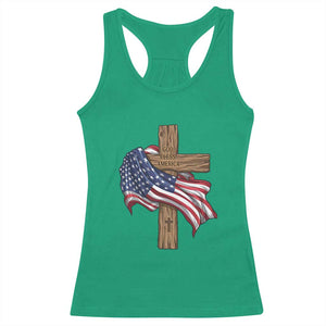 God Bless America 250 Years Racerback Tank Top 4th of July Christian Jesus TS14 Irish Green Print Your Wear