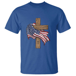 God Bless America 250 Years T Shirt 4th of July Christian Jesus TS14 Royal Blue Print Your Wear