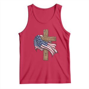 God Bless America 250 Years Tank Top 4th of July Christian Jesus TS14 Red Print Your Wear